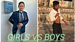 patli kamariya haye 😂girls vs boys viral song funny video comedy #shots #short #funny
