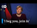 Merkel pleads with Germans to get vaccinated as COVID numbers soar | DW News