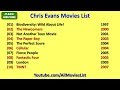 Chris Evans Movies List