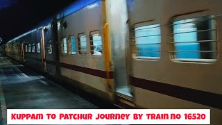 Kuppam to Patchur journey by train #video