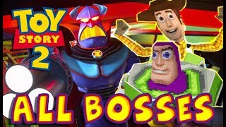 Toy Story 2: Buzz Lightyear to the Rescue All Bosses | Boss Fights  (PS1, N64, Dreamcast)