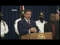 Florida Gov. Ron DeSantis makes immigration announcement in Titusville