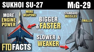 The Differences Between MiG-29 and SUKHOI SU-27 Fighter Jets