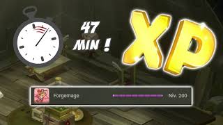 [DOFUS] Up FORGEMAGE 200 en moins de 50 MIN avec moins de 5M ! (3M5 en vendant les items)