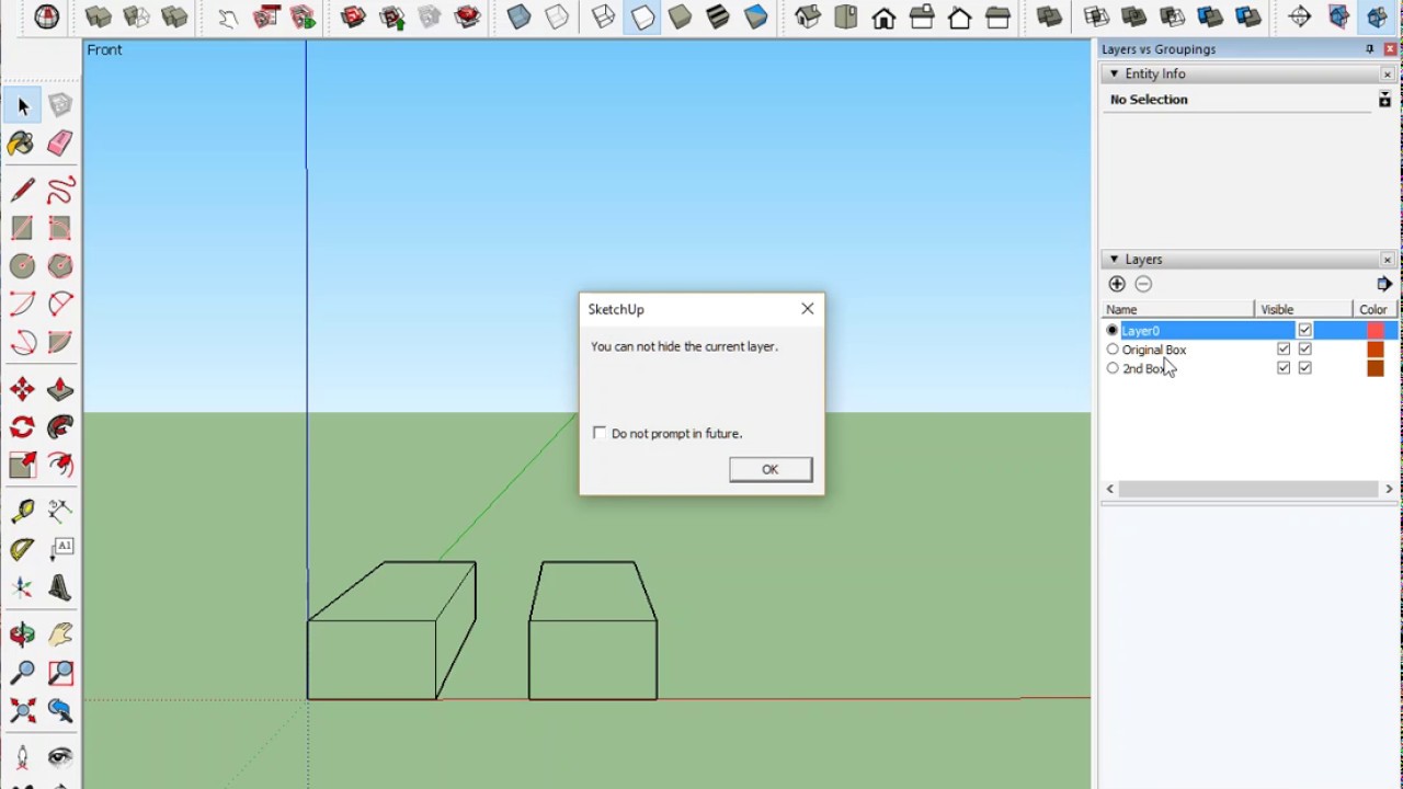 SketchUp Concepts: Groups Isolate -- Layers Hide - YouTube