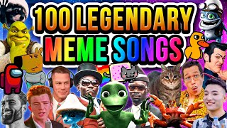 100 LEGENDARY MEME SONGS (2025)