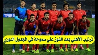 ترتيب الأهلى بعدالفوز على سموحة فى جدول الدورى المصري