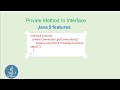 Private Method In Interface || java 9 features