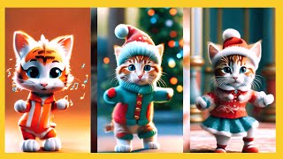 CAT DANCE MOTORCYCLE | Adorable and Fun Moments | Pet dancing COMPILATION |#A.I #Dance#GeneratedbyAI