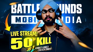 50 KILL KAR DIYE | BGMI LIVE | SANxYT