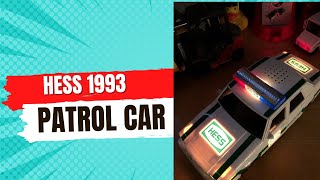 HESS 1993 PATROL CAR #hess1993patrolcar #policecar #hesspatrolcar #agreatdesign #90sseries