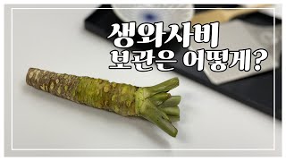 생와사비 보관법(냉장, 냉동)