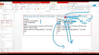 Column level attributes used in pl/sql
