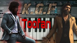 Toofan Song | KGF Chapter 2 | Yash | piano cover | #kgf2 #yash | Toofan instrumental ringtone |