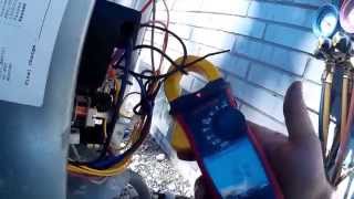 A/C Maintenance on a 2014 Amana 4 Ton video #2