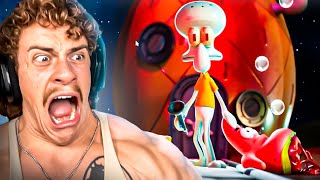 NEW SQUIDWARD HORROR GAME AND ITS SCARY AF!!