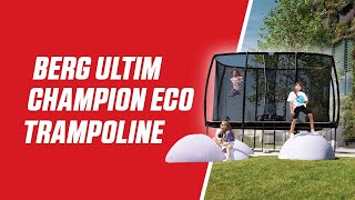 BERG Ultim Champion ECO Worlds first fully circular trampoline Specifications | Easy Fitness Plus