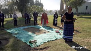 Burial of the unclaimed dead 2021