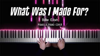 Billie Eilish - What Was I Made For? (Barbie Movie Soundtrack) | Piano Cover by Pianella Piano