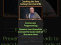 What does synchronized mean? - Cracking the Java Coding Interview