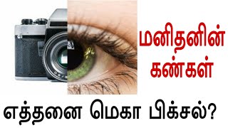 what is the resolution of human eyes? மனித கண்களின் திறன் எத்தனை மெகா பிக்சல்கள்? | Payitru