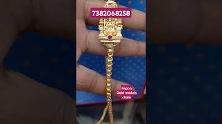 Pure Impon Lakshmi Muggupu chains#Panchaloha chains#five Metal chains#No itching#Gold Models Chains#