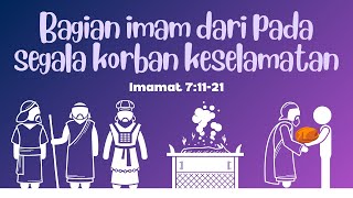 Imamat 7:28-38 Bagian imam dari pada segala korban keselamatan