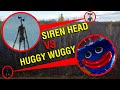 DRONE CATCHES SIREN HEAD & HUGGY WUGGY FROM POPPY PLAYTIME AT HAUNTED SCREAMING FOREST! *I SAW THEM*