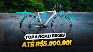 TOP QUATRO ROAD BIKES (SPEED)ATÉ R$5.000,00 PARA COMPRAR EM 2024 - MELHORES BICICLETAS PARA INICIAR.