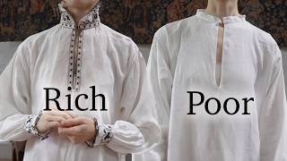 Making some fancy Renaissance underwear