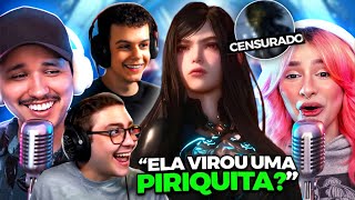 Streamers enfrentando RAVEN: STELLAR BLADE MELHORES MOMENTOS | React TZK clipes