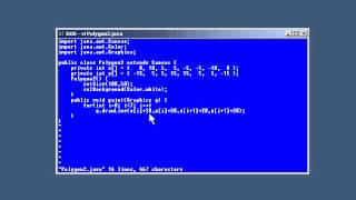 Lesson1 Polygon | Java Graphics Tutorial