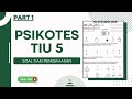 SOAL DAN JAWABAN TIU 5 | TES PSIKOTES TIU 5 PART 1