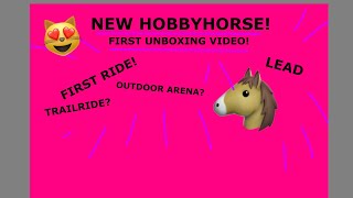 NEW HOBBYHORSE MANGO! 🥭PURCHASED FROM: @Kht_stellahobby ! 😻 FIRST RIDE? UNBOXING VIDEO!😻