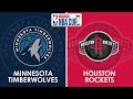 Minnesota Timberwolves vs Houston Rockets NBA Live Scoreboard