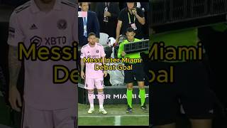 Inter Miami Vs Cruz Azul Highlights Messi Inter Miami Debut Crazy Free kick Goal #shorts #viral