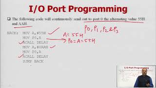 CALL Instructions, I/O Port Programming and Introduction of Timers of 8051 Microcontroller