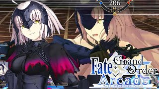 【Fate/Grand Order Arcade】無敵スキルにまさかのスーパーアーマー追加！全ての攻撃を弾き飛ばす！修正後ジャンヌオルタ！【Jeanne Alter】【FGOAC】【FGOアーケード】