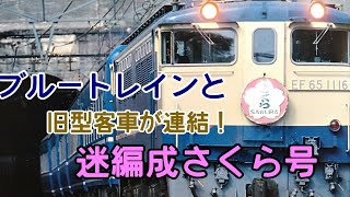 【迷列車で行こう】ブルートレインと旧型客車が連結！迷編成さくら号