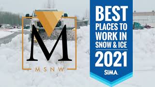 MSNW Wins Best Places to Work in Snow and Ice SIMA Award