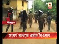 watch tower installed by police at birbhum to stop political clash