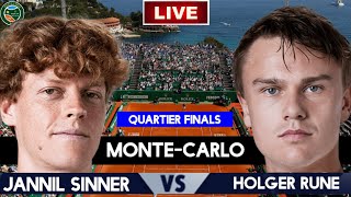 Sinner vs Rune Live Stream | ATP Monte Carlo 2024 QF | Jannik Sinner vs Holger Rune Live