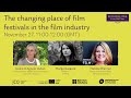 The Changing Place of Film Festivals in the Film Industry - Nov 27 2020