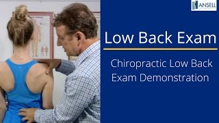 Low Back Exam