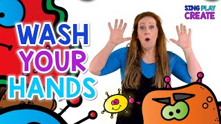 Germs Song for Children| Wash Your Hands Song| Hygiene Song| Sing Play Create Kids Songs