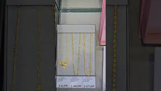 Costco Taiwan Chinese style gold jewelry