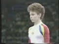 Daniela Silivas (ROM) - Olympics 1988 - Compulsory - Floor Exercise