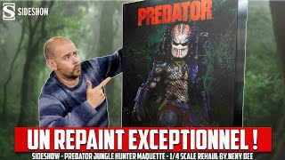 Predator Jungle Hunter Sideshow Maquette Repaint Par Neny Dee ! Upgrade Incroyable !