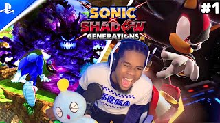 this is the BEST SONIC GAME of ALL TIME.... Sonic X Shadow Generations Walkthrough Part 1