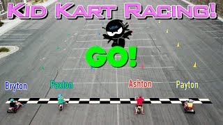 Kid Kart Racing challenge in REAL LIFE! Ninja Kidz TV